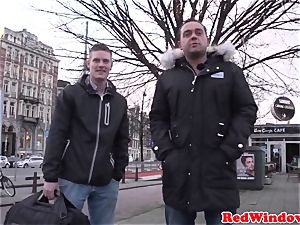 immense Amsterdam prostitute cockriding tourist